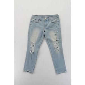 American Eagle Outfitters Light Blue Cropped Jeans